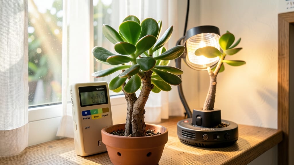 How Much Light Does a Jade Plant Require: Ideal Sunlight Balance for Thriving Leaves