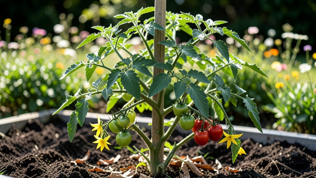 How Tall Do Celebrity Tomato Plants Grow: Space-Saving Staking Guide for Containers