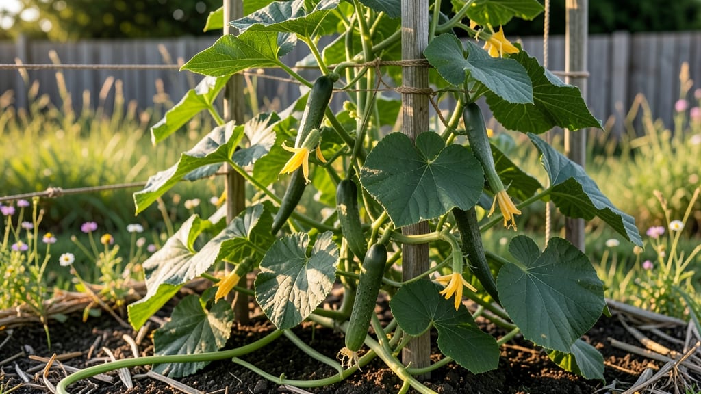 How Tall Do Cucumber Plants Grow: Space-Saving Varieties for Small Gardens